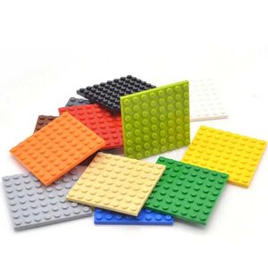 Altri giocattoli 10 blocchi di costruzione fai -da -te sottili blocchi digitali 8x8 punti 12 colori educativi di dimensioni creative compatibili con i giocattoli del marchio per bambini S245163 S245163