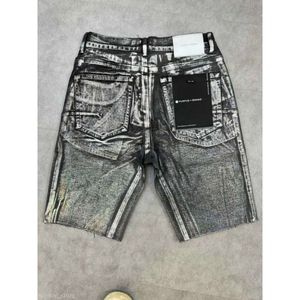 Designer Männer Jeans lila Jeans Jeans Jeans Hosen Kurzhip Hop Hole Shorts Casual Shorts Knie Lenght Jean Kleidung 29-40 Größe hochwertige Shorts Denim Jeans 694