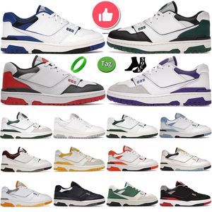 Novos tênis de corrida homens homens designer 550 tênis casuais brancos de sal verde marinho preto azul bordô ciano homem feminino BB550 Fashion Outdoor Sports Sports Trainers