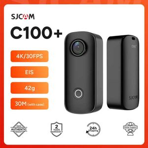 Videocamere Action Sports Video SJCAM C100 Plus Action Camera 4K 30m impermeabile 2.4G WiFi Action Action Camera EIS Bicycle Helmet Motorcycle J240514