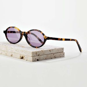 2024 SMU04Z Marke Acetate Sonnenbrille Frauen Designer Mode UV400 Brillen Damen Trendy Oval Tortoise Sun Gläsern L2405