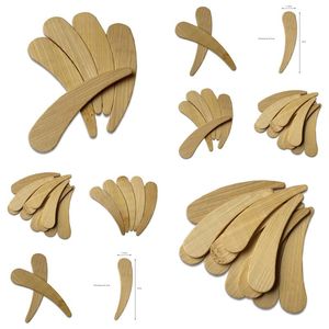Spoons 6Cm Cosmetic Tool Bamboo Stick Spata Scrape Spoon Dh1111 Drop Delivery Home Garden Kitchen Dining Bar Flatware Dhgmm