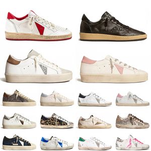 Golden Goose GGDB Golden Gooseics Sneakers Womens Designer Shoes Black White Leather Glitter Blue Red Scarpe Sparkle Luxury Shoes Woman 【code ：L】Plate-forme trainers