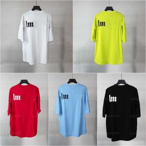 Mens Tshirts Palm Shirts Summer Short Sleeve Tees Casual Tshirt Half Sleeve Drop Shoulder T Shirt Round Neck Letter Logo Hip-Hop Tshirts Par Designer T Shirt