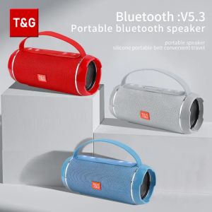 Alto -falantes alto -falante Bluetooth portátil, caixa de som ao ar livre, alto -falante sem fio TWS com chamadas livres e suporte de rádio