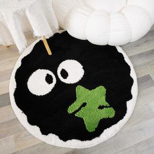 Halılar Küçük Tek Peluş Halı Banyo Mat Yatak Odası Oturma Odası Makinesi Dokuma Moss H240517