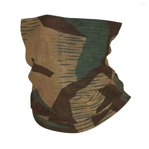 Halsdukar splintarn tysk kamouflage bandana nacke gaiter tryckt wrap halsduk multi-användning ansiktsmask som kör för män kvinnor vuxen vindtät