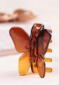 Schmetterlingshaarklauen Acrylhaarclip Plastik Klemme Haarnadel für Mädchen Frauen Accessoires Styling -Werkzeuge Kinder Barrette 3cm7121962