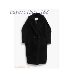 Kvinnorjackor Wool Blend Coats Designer Trench Coat 2024 Ny vår Autumn Mid Length Korean Fashion Winter Clothes With Belt FJ15