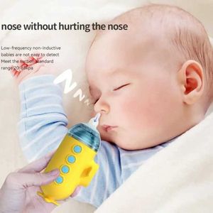 Nasala aspiratorer# Elektriska barns nässprut Electric Baby Nose Cleaner Silikon Justerbar sug Säker och lågbrus LED-ljus lugnande musik D240516