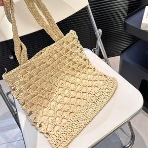 Woman Straw Beach Bags Crochet Handbag Tote Bag Designer Bag Luxurys Handbags Hollow-out Totes TOP