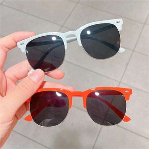 Fashion Children Sunglasses Boy Girl Stylish Goggles Baby Student Shades Eyeglasses Party Eyewear Square UV400 Sun Glasses