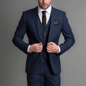 Moda Novo designer masculino Terno de casamento de três peças Ternos de casamento para os melhores homens slim fit noivo smoking para mannacket coletes calças 1911