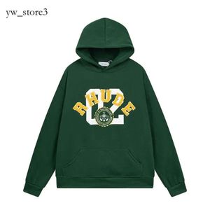 Rhude Hoodie Designer Mens Hoodie Letter Print Loose Long Sleeve Hoodies Fashion Sports Hoodie For Men Women High Quality Luxury Brand Sweatshirt 9154