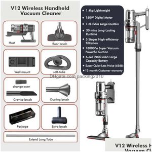 Vakuumreiniger drahtloser Handheldreiniger 180W 10 kPa Saugleistung vertikaler sauberer mti-Funktion Kehrer MOP-Tropfen DHCFT DHCFT