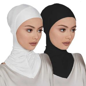 Bandanas Durag Ramadan Muslim underkvinnor Kvinnor Hijab Full täckning Hijab Muslimsk kvinnor Scarf Tuan La C Islamic Hat Tuante J240516