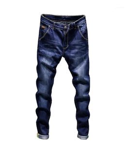 Mens Fashion Designer Skinny Jeans Straight Slim Elastic Denim Pants Casual Biker Jeans Male Stretch Denim Trouser Classic Pants5096071