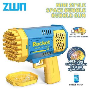 Inne zabawki Dziecięce Bubble Pistolet Astronaut w pełni automatyczny bąbelek bąbelkowy Gra na zewnątrz S245176320