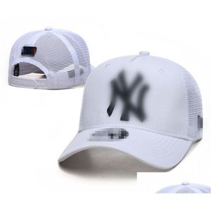 Bollmössor modedesign bokstav York män hattar baseball mössa för man kvinna justerbar hink hatt beanies kupol toppkvalitet n7 dropp deli dhvok