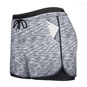 Frauenshorts Frauen Sommer atmungsaktive Feuchtigkeitsdochtung sportlicher Blindkordelstring Elastic Taille Pogshose