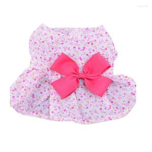 Dog Apparel Summer Dress For Dogs Puppy Cat Princess Clothes Chihuahua Wedding Skirt Small Medium Pet Clothing