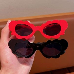 2024 New Children Cloud Cat Eye Shaped Candy Color UV400 Girls Boys Outdoor Protection Sunglasses Kid Sun Glasses