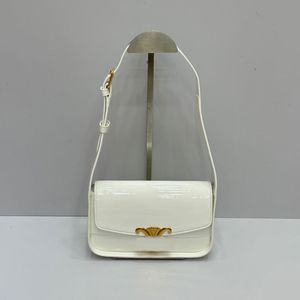 Новая дизайнерская сумка для подмышки, сумочка, сумка, триумфальная арка, одно качество, лак, кожаная белая сумка, сумка, сумка, сумка, модная сумка, модная сумка для женской сумки