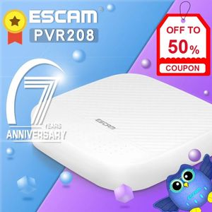 ESCAM PVR208 1080P 8+2CH ONVIF MINI NVR med 2CH Cloud Channel för IP -kamerasystem