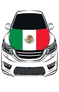 Mexico national flag car Hood cover 33x5ft 100polyesterengine elastic fabrics can be washed car bonnet banner6653877