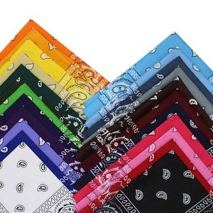 Bandanas Durag Bandana Square Head Hip Hop Black Scarf Sports Bandana Hair Band Scarf Scarf Sports Headwear Hałd J240516