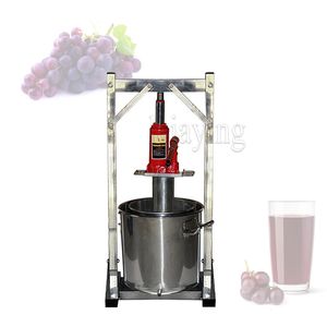 Máquina de suco de frutas portáteis comerciais prensa a frio aço inoxidável Manual de uva Manual de suco de suco