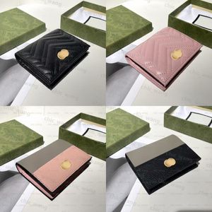 Luxury designer Genuine leather New style card holders Wallets men fashion small Coin purses holder With box Women Key Wallet handbags 2670