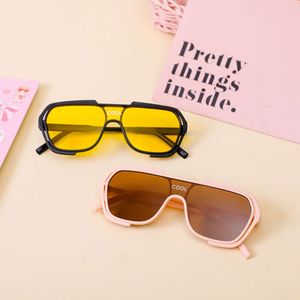 Oversized Stylish Sunshade Eywear Sunglasses for Children Uv400 Vintage Square Frame Eyeglasses Gafas De Sol Polarized Goggles