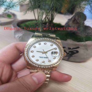 Excellent High quality watches men Wristwatches 116238 36mm mother of pearl Diamond Unisex Asia 2813 Mechanical Automatic Mens Watch La 285k