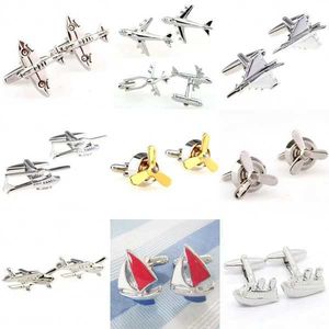 Cuff Links 1 pair of free shipping promotion for fighter ship screws propellers cufflinks and cufflinks