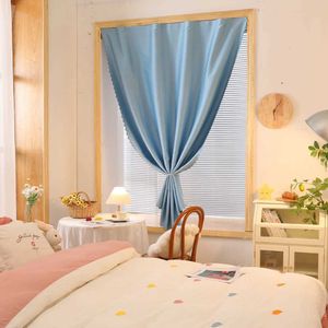 Window Treatments# YANYANGTIAN Blackout Curtain Shading Opaque Linen Sheer Curtain for Bedroom Window Decoration for Girls Free Shipping Y240517