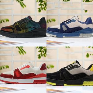 Designer Sneakers Men Trainers Skate Sneakers Platform Shoes Women Trainers Vintage Sport Shoes Crystal Sneakers Lace-up Casual Shoes