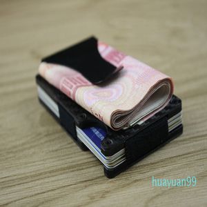 New- Money Clip Aluminum Mini Purse Handbag Credit Card Holders Business Slim Wholesale Smail Traver Travel Wallet 213T