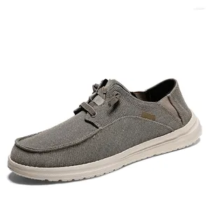 Scarpe casual tela traspirabile da uomo leggero leggero moca