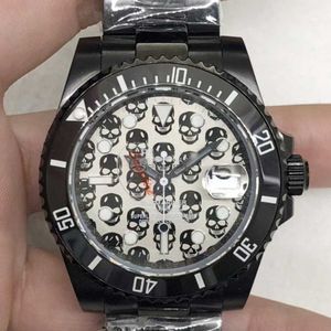 2024Favorite watch Automatic Mechanical Watch Laojia diving electric black skeleton fully automatic mechanical watch H