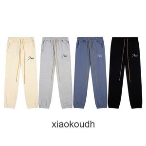 Rhude High End Designer Moders dla poprawnych modnych listów odblaskowe powiodowe spodnie dla mężczyzn i kobiet z High Street Pants z oryginalnymi etykietami 1: 1