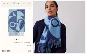 H Scarf Brand Designers Warm Scarfs Fashion Classic Men and Women Cashmere Wool Long Shawl Double-sided 30X140