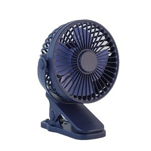 USB Desktop Clip Fan Strong Airflow Quiet Silent Operation Wind Folding Three-Speed Wind Outdoor Mini Table Fan 720° Rotatable Head for Home Office Bedroom Student