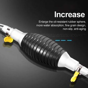 Ny 1,5 m 2 m bilkit DIY CUT MANUAL HAND SUCTION Pipe Pumping Hållbart för flytande bensininställningsbränsle dieselpump