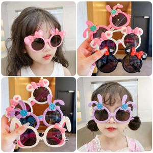 2021 Girl Boys Cute Animal Cartoon Flower Wings Outdoor Children Lovely Vintage Sunglasses Protection Classic Kids