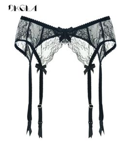 WholeFashion New Black Stocking Garters Lace Embroidery S M L XL Size Ultratin Sexiga kvinnor Stocking Suspender Belt White Temp3331798