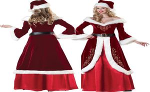 Frauen sexy Weihnachts -Cosplay -Kostüme Festival Party Kleider Uniform Santa Klausel für Frauen sexy Kleider 7065439