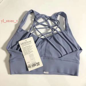 LL DESIGNERS Yoga Bra With Chest Pad Women Back Cross Bra Quick Drying Breathable Underwear Gym Running Brassiere Sexy Soft Solid Color Racerback Tank Tops e5