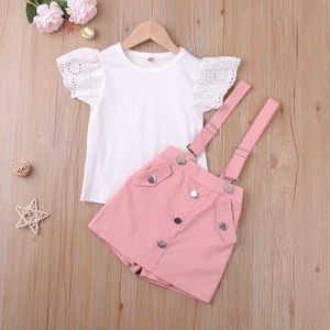 Set di abbigliamento umoristico orso girl estivo set coreano a due pezzi per bambini in stile straniero pantaloncini di moda principessa wx