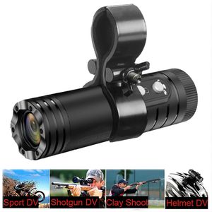 Sport Action Videokameras Neue 4K Jagdgewehr Kamera Outdoor Anti Shake Hunting Kamera Tragbarer Sport -DV -WLAN -Motorradhelmkamera mit Waffenmontage Clip J24